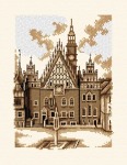 Schemat do haftu Wrocław - gotycki Ratusz