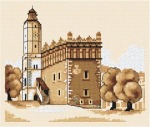 Schemat do haftu Sandomierz - renesansowy Ratusz