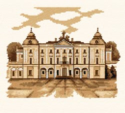 Schemat do haftu Białystok - Pałac Branickich