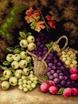 Kanwa z nadrukiem G. Clare - Martwa natura z owocami