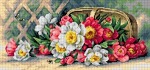 Schemat do haftu R. Maucherat de Longpre Kwiaty Maja
