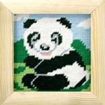 Zestaw do haftu gobelinowego obrazek – Miś panda