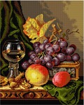 Schemat do haftu Edward Ladell - Martwa natura z owocami