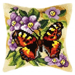 Zestaw do haftu krzyżykowego poduszka – Motylek