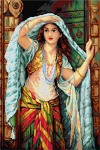 Schemat do haftu William Clark Wontner - Dziewczyna z Bagdadu