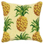 Zestaw do haftu krzyżykowego poduszka – Ananasy