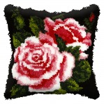 Zestaw latch - hook poduszka - Róże