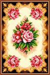 Schemat do latch - hooka Dywanik - Róże