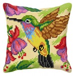Zestaw do haftu krzyżykowego poduszka – Koliber