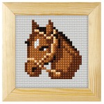 Zestaw do haftu krzyżykowego obrazek - Gniady koń
