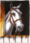 Zestaw latch - hooka dywanik - Biały koń