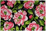 Zestaw latch - hook dywanik - Róże