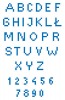 Podgląd alfabetu zamieszczonego w tym schemacie